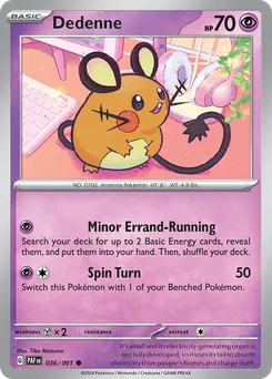 Dedenne #36, Reverse Holo