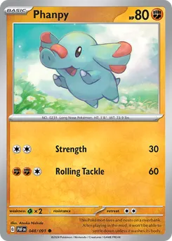 Phanpy #48, Reverse Holo
