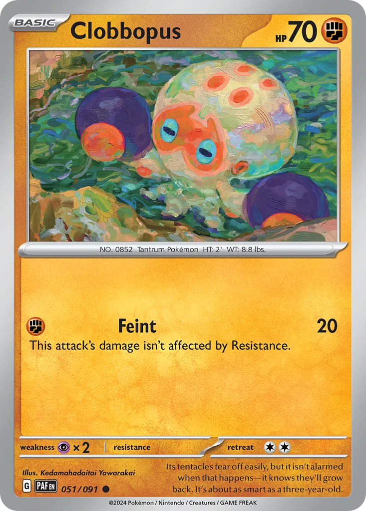 Clobbopus #51, Paldean Fates