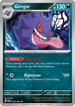 Gengar #57, Reverse Holo