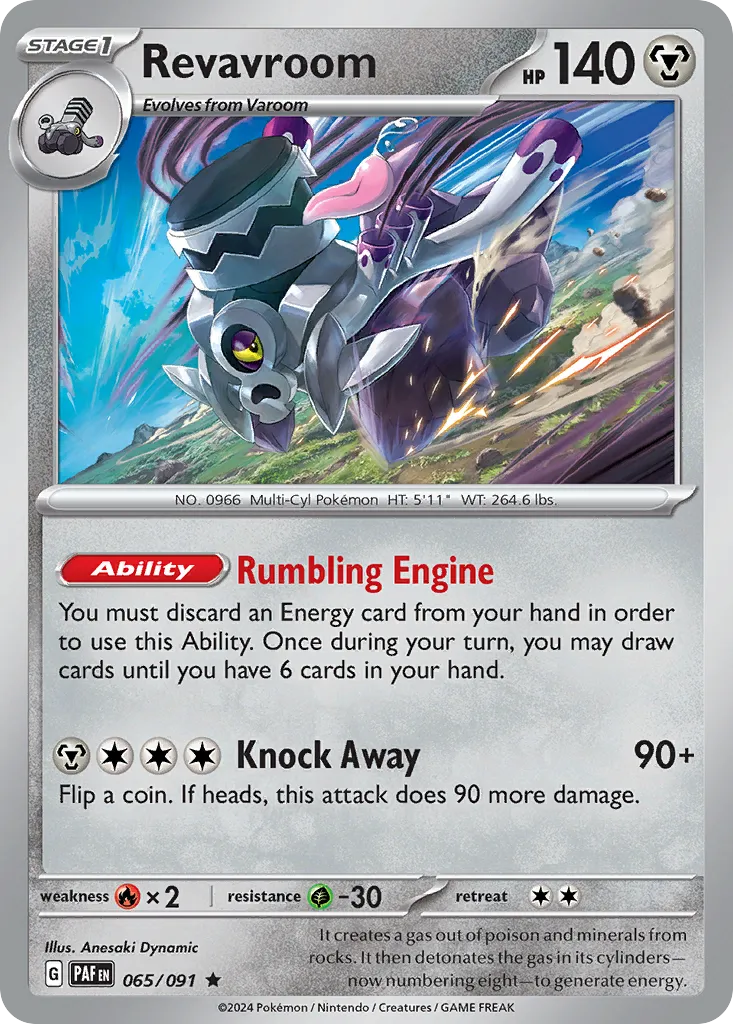 Revavroom #65, Paldean Fates