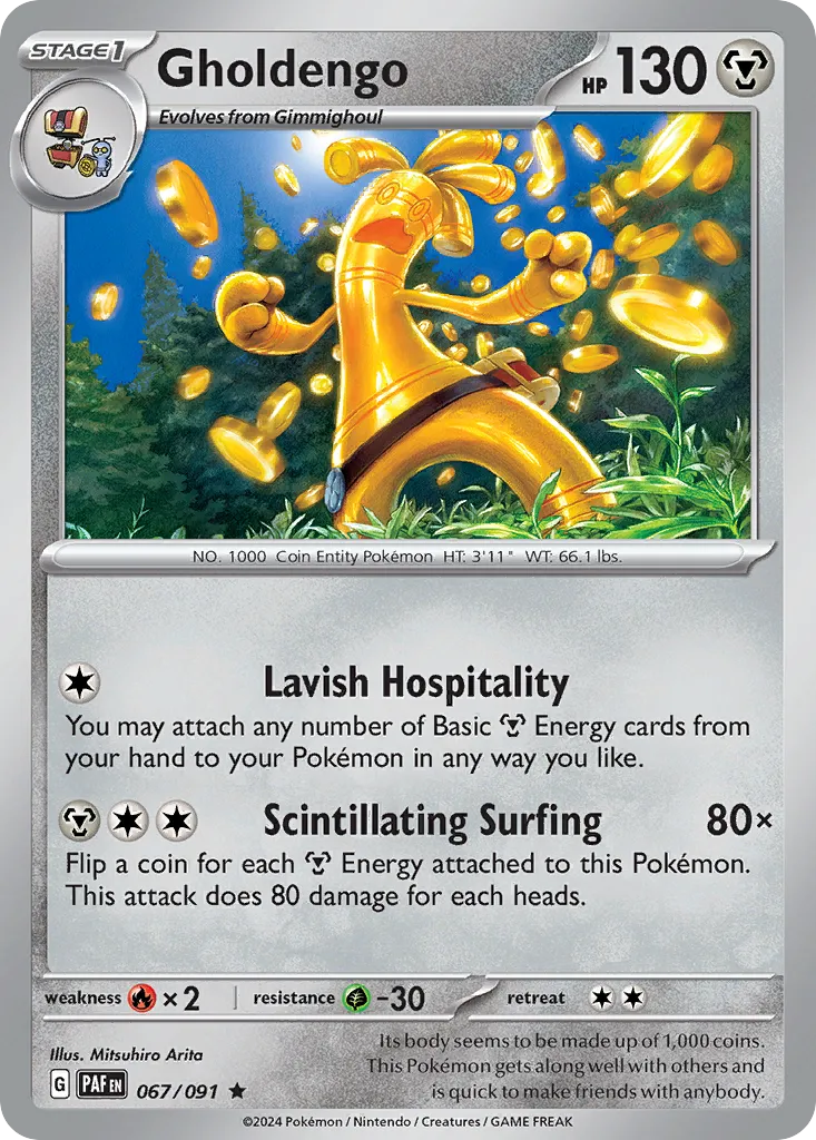 Gholdengo #67, Paldean Fates