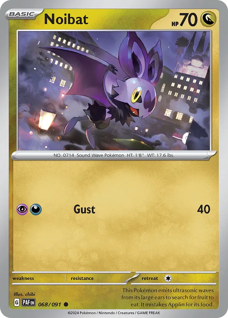 Noibat #68, Paldean Fates