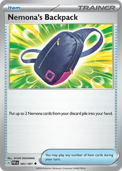Nemona's Backpack #83, Reverse Holo
