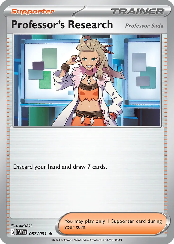 Professor's Research #87, Paldean Fates