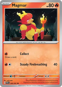 Magmar #9, Reverse Holo
