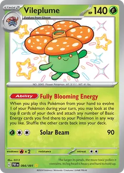 Vileplume #94, Shiny Rare