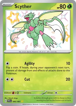 Scyther #95, Shiny Rare