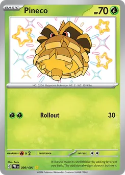 Pineco #99, Shiny Rare