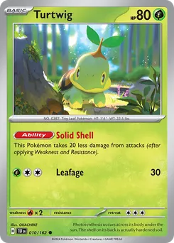 Turtwig #10, Reverse Holo