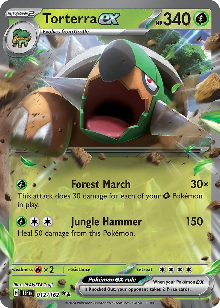 Torterra ex #12, Temporal Forces