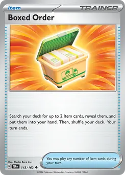 Boxed Order #143, Temporal Forces