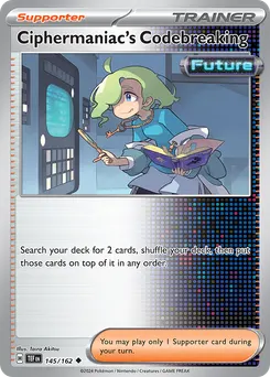 Ciphermaniac's Codebreaking #145, Reverse Holo