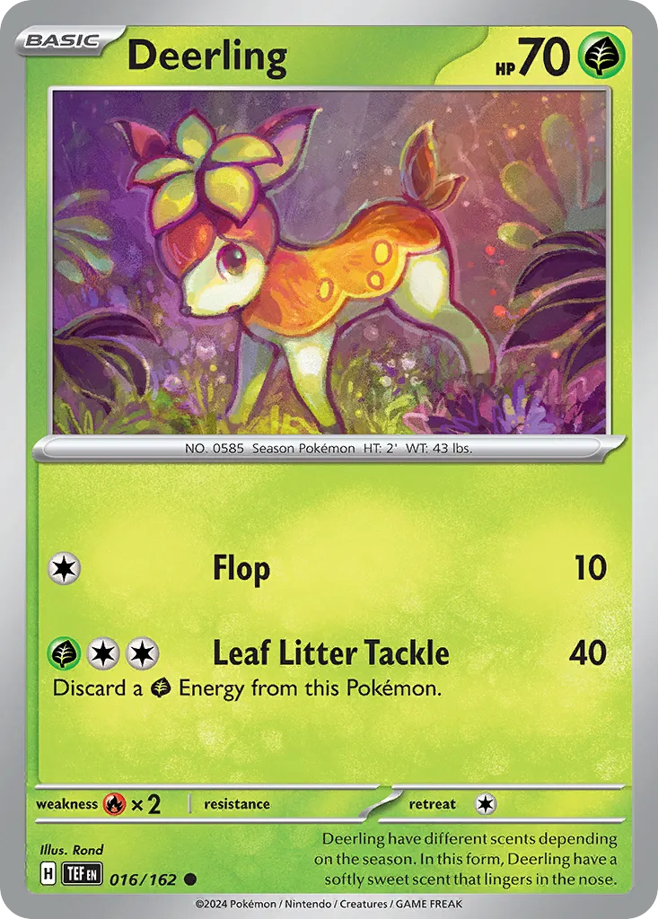Deerling #16, Temporal Forces
