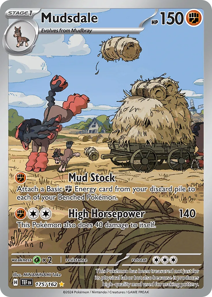 Mudsdale #175, Temporal Forces Illustration Rare