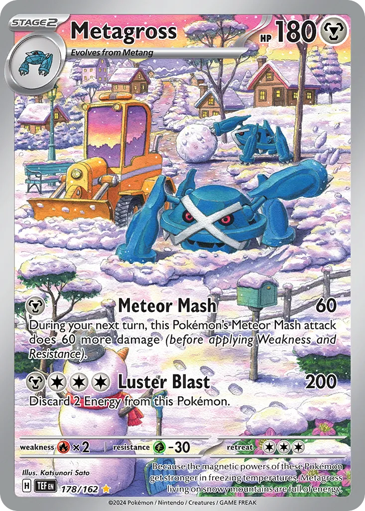 Metagross #178, Temporal Forces Illustration Rare