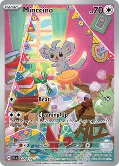 Minccino #182, Illustration Rare