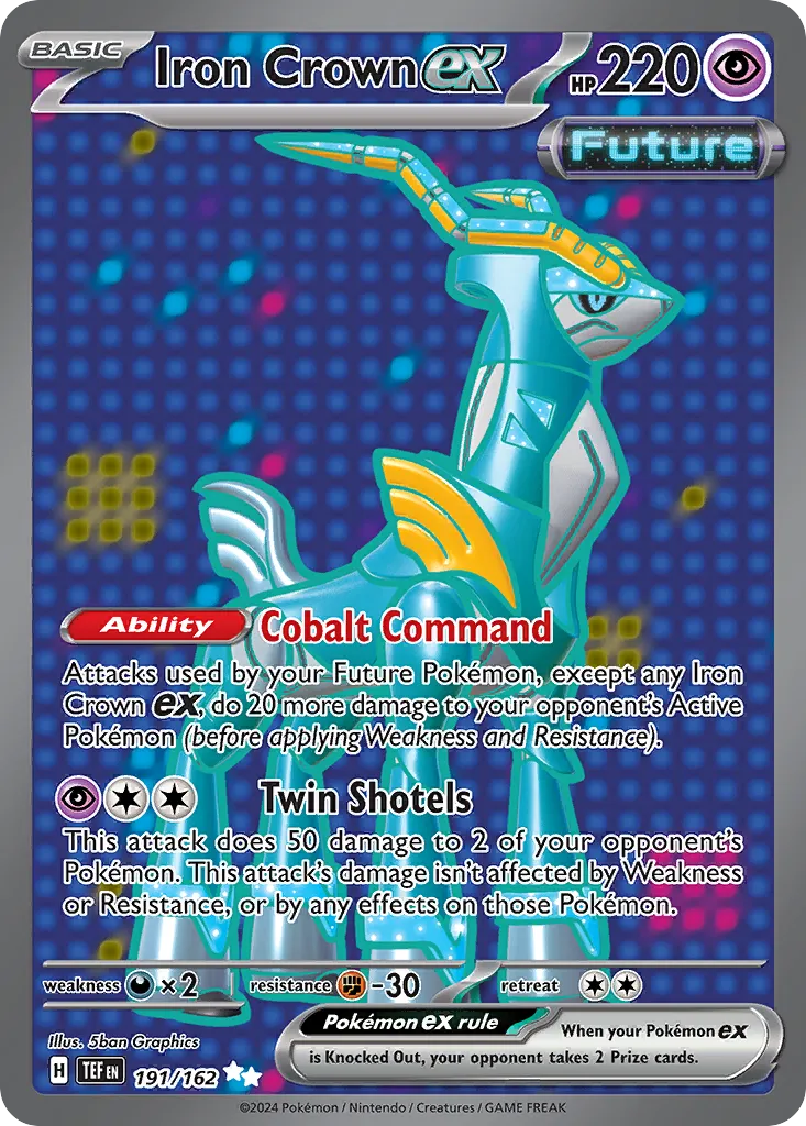 Iron Crown ex #191, Temporal Forces Ultra Rare