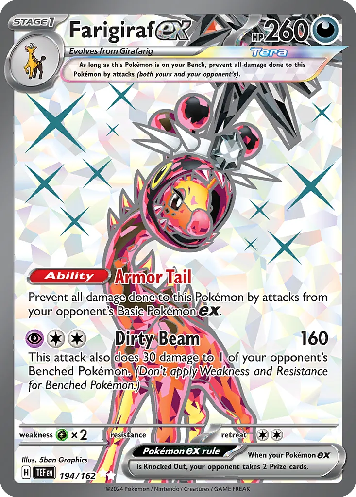 Farigiraf ex #194, Temporal Forces Ultra Rare