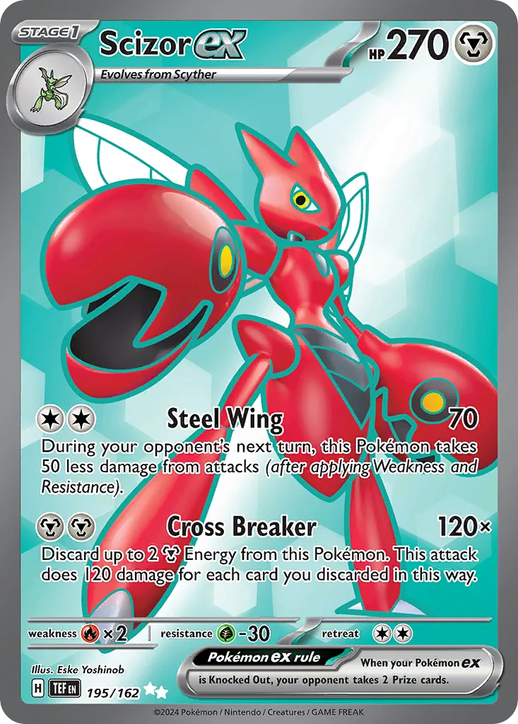 Scizor ex #195, Temporal Forces Ultra Rare