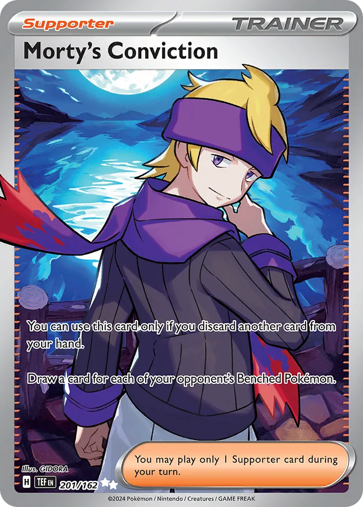 Morty's Conviction #201, Temporal Forces Ultra Rare