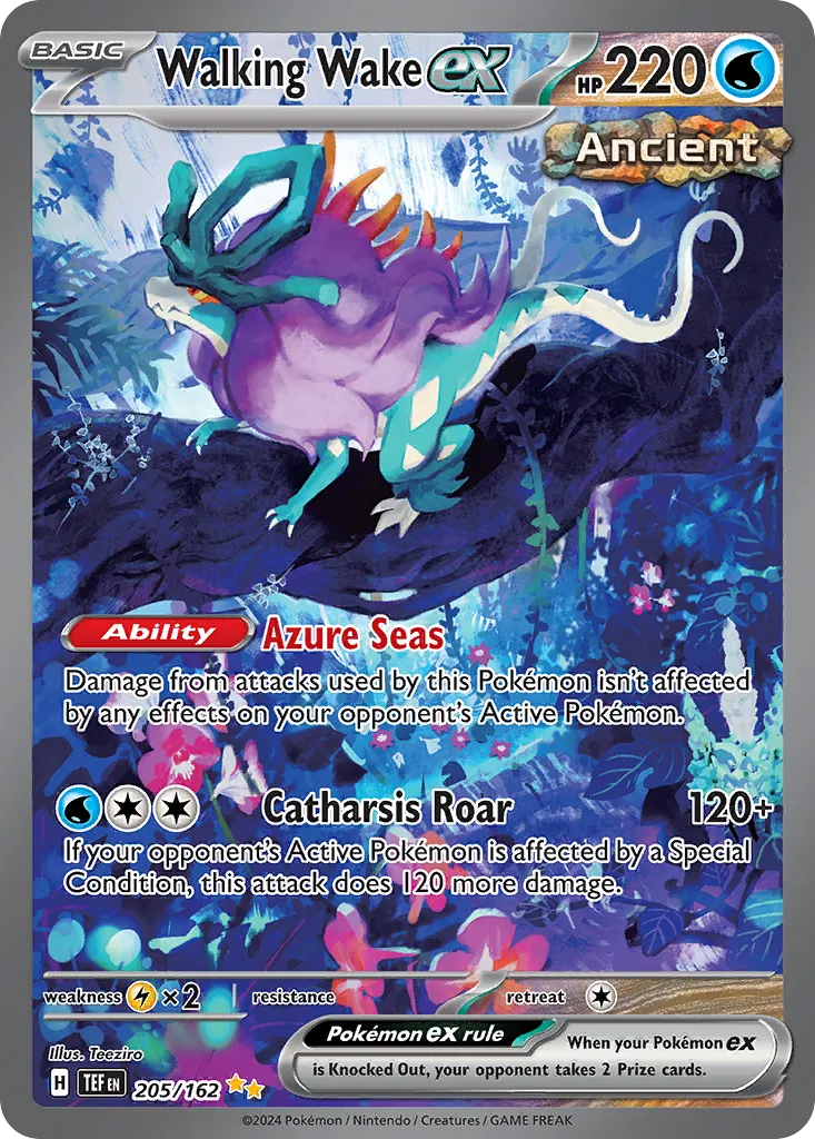 Walking Wake ex #205, Temporal Forces Special Illustration Rare