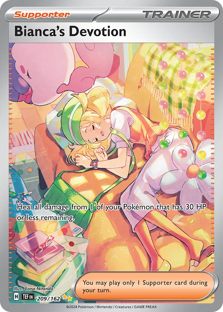 Bianca's Devotion #209, Temporal Forces Special Illustration Rare
