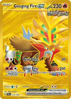 Gouging Fire ex #214, Hyper Rare