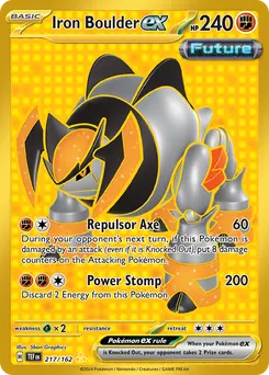 Iron Boulder ex #217, Hyper Rare