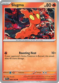 Slugma #28, Reverse Holo