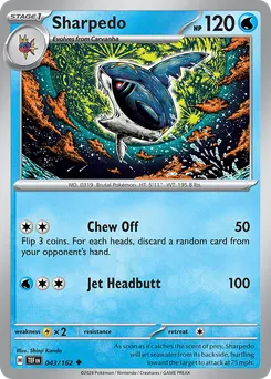 Sharpedo #43, Temporal Forces