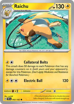 Raichu #52, Temporal Forces