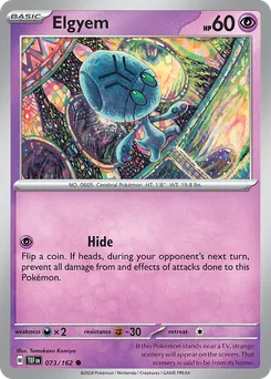 Elgyem #73, Temporal Forces