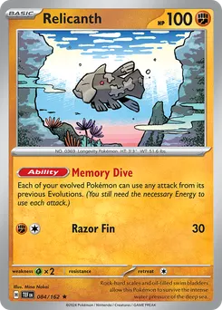 Relicanth #84, Temporal Forces