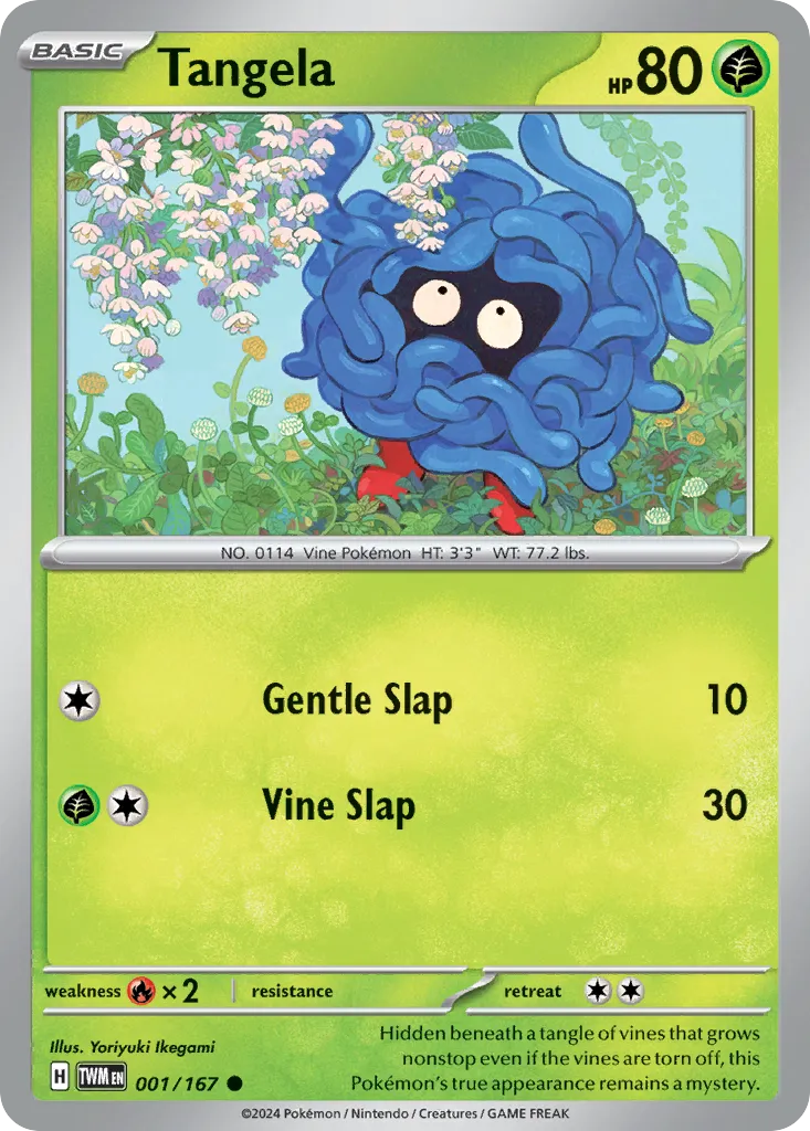 Tangela #1, Twilight Masquerade Reverse Holo