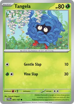 Tangela #1, Reverse Holo