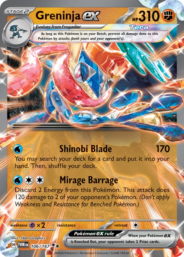 Greninja ex #106, Twilight Masquerade
