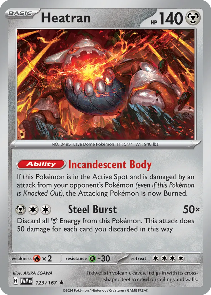 Heatran #123, Twilight Masquerade