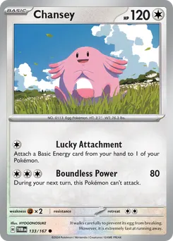 Chansey #133, Reverse Holo
