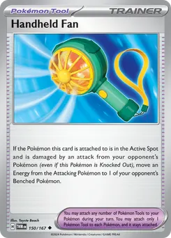 Handheld Fan #150, Reverse Holo