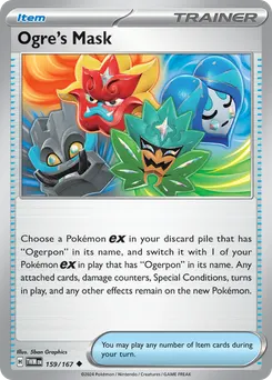 Ogre's Mask #159, Reverse Holo