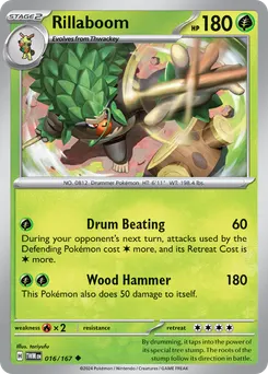 Rillaboom #16, Reverse Holo