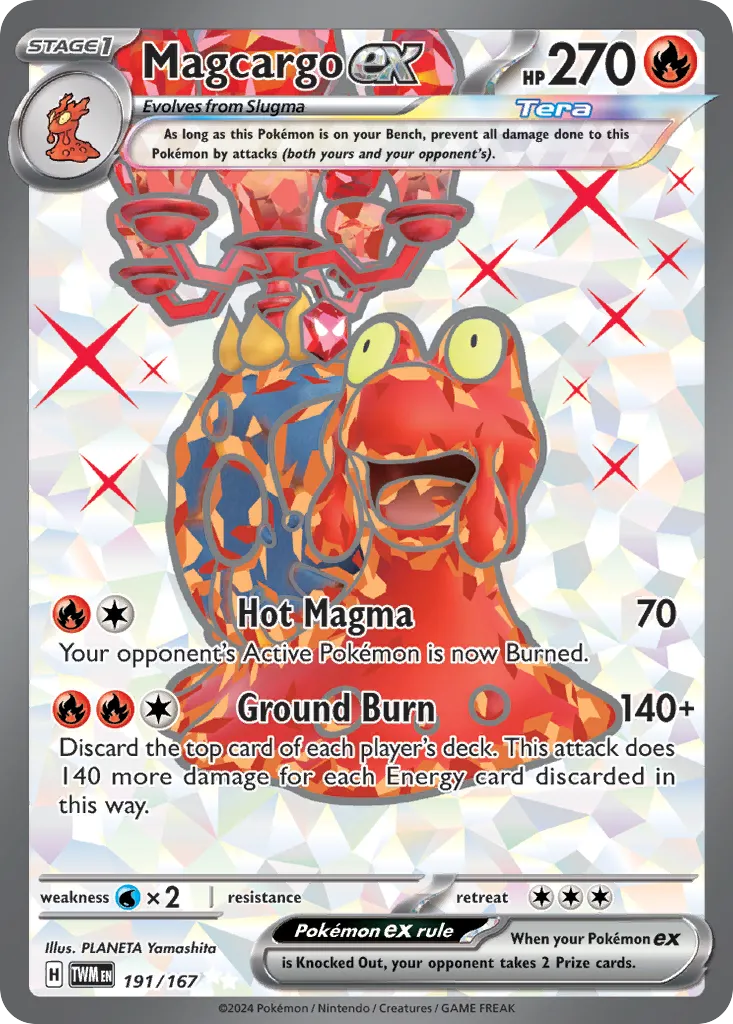 Magcargo ex #191, Twilight Masquerade