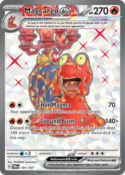 Magcargo ex #191, Standard