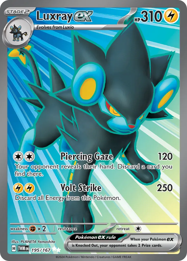 Luxray ex #195, Twilight Masquerade