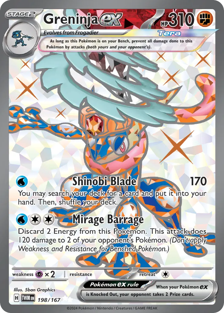 Greninja ex #198, Twilight Masquerade