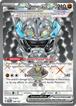 Cornerstone Mask Ogerpon ex #199, Standard