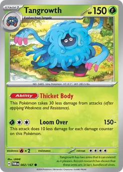 Tangrowth #2, Reverse Holo