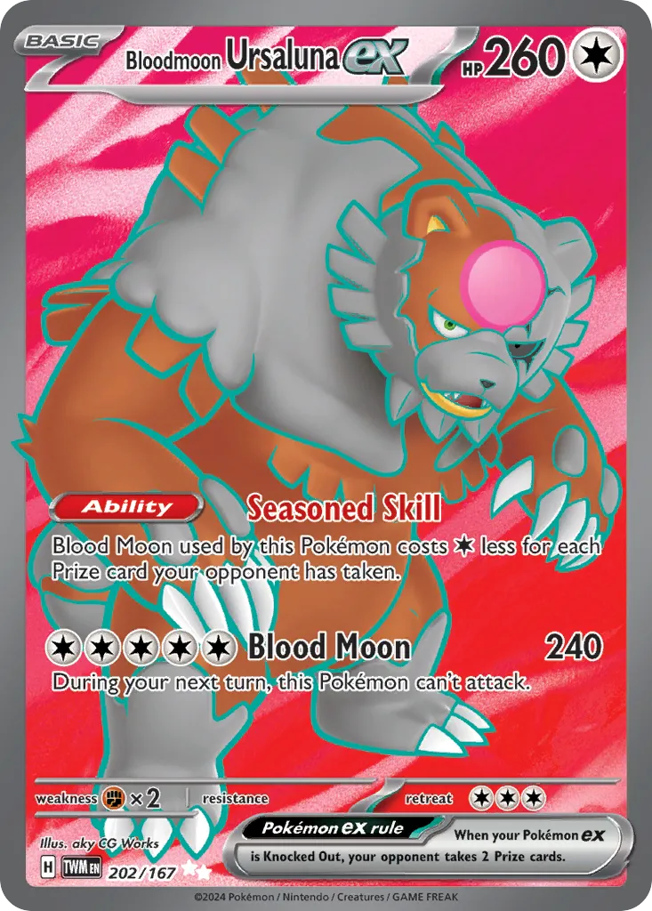 Bloodmoon Ursaluna ex #202, Twilight Masquerade