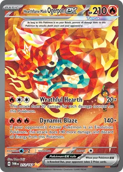 Hearthflame Mask Ogerpon ex #212, Standard